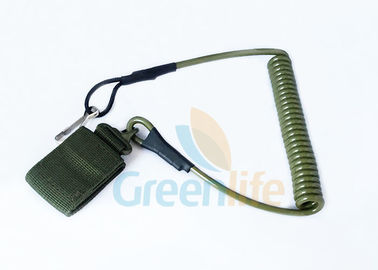 육군 보호를 위한 녹색 강한 전술상 코일 공구 방아끈 PU 보유